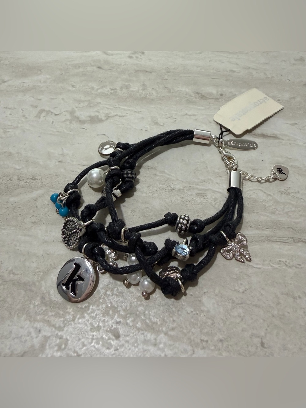 NWT Aeropostale Multi Layer
Bracelet - Letter K